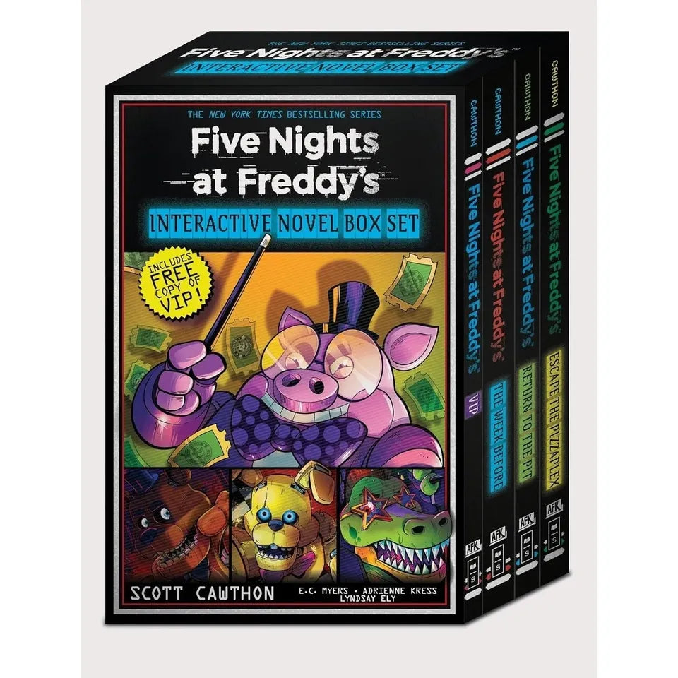 Five Nights at Freddy's: Interactive Novels 4 Books Box Set by Scott Cawthon