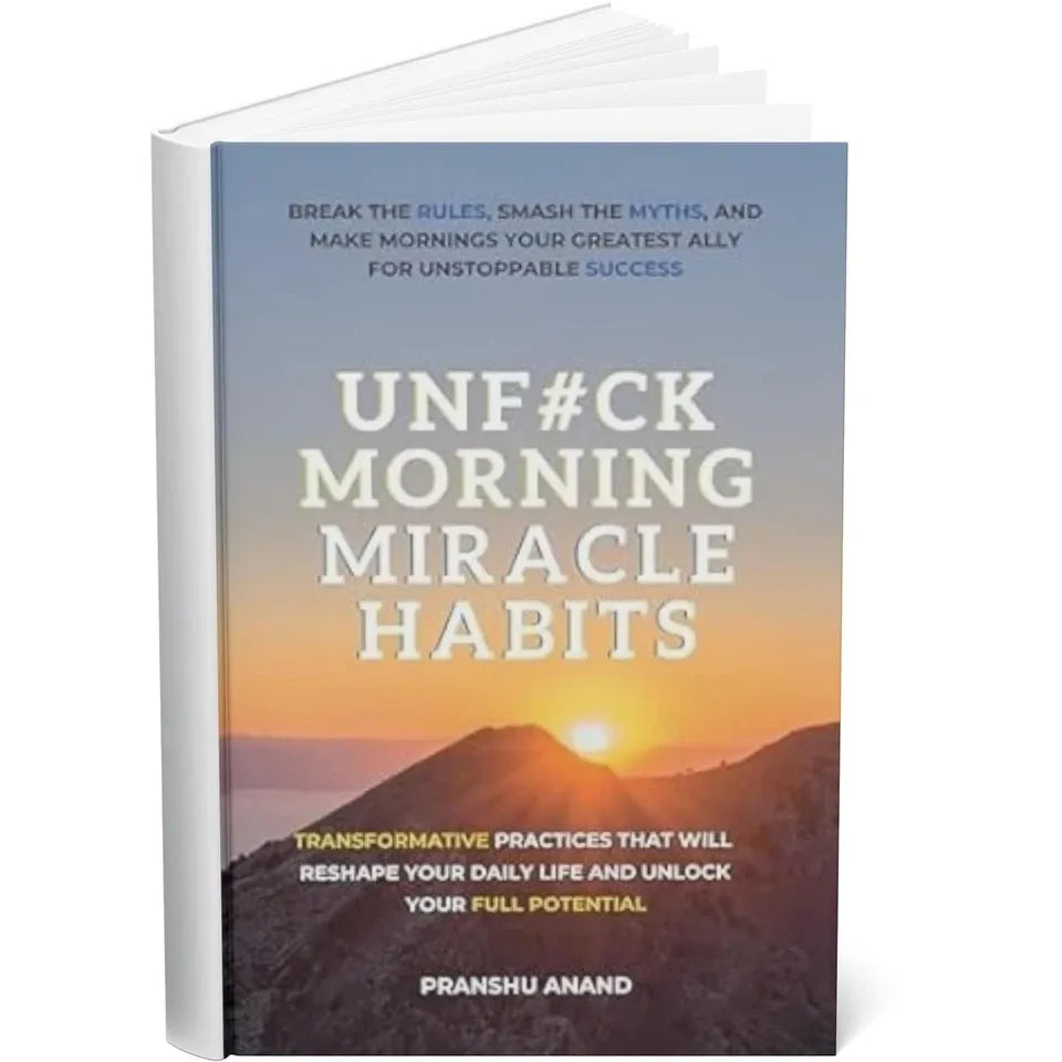 UnF#ck Morning Miracle,Good Habits Bad, Atomic Habits Workbook 3 Books Collection Set