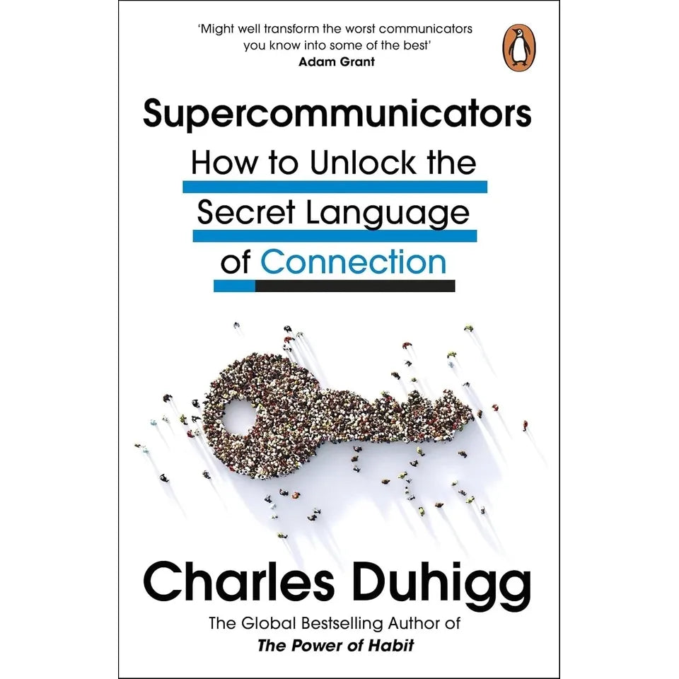 Charles Duhigg Collection 3 Books Set(Supercommunicators ,Smarter Faster Better  & The Power of Habit)