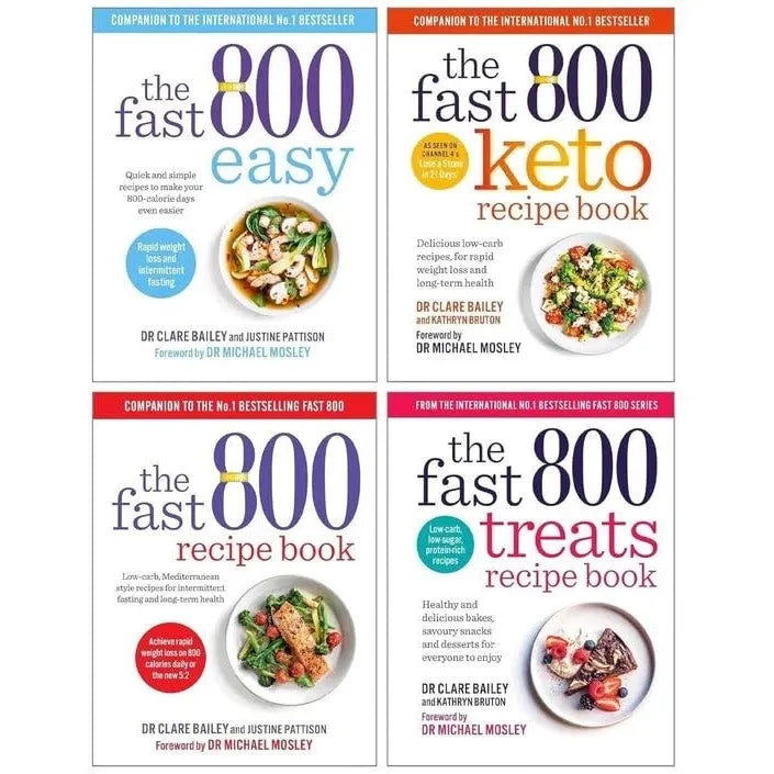 Fast 800 Series 4 Books Collection Set by Dr Michael Mosley