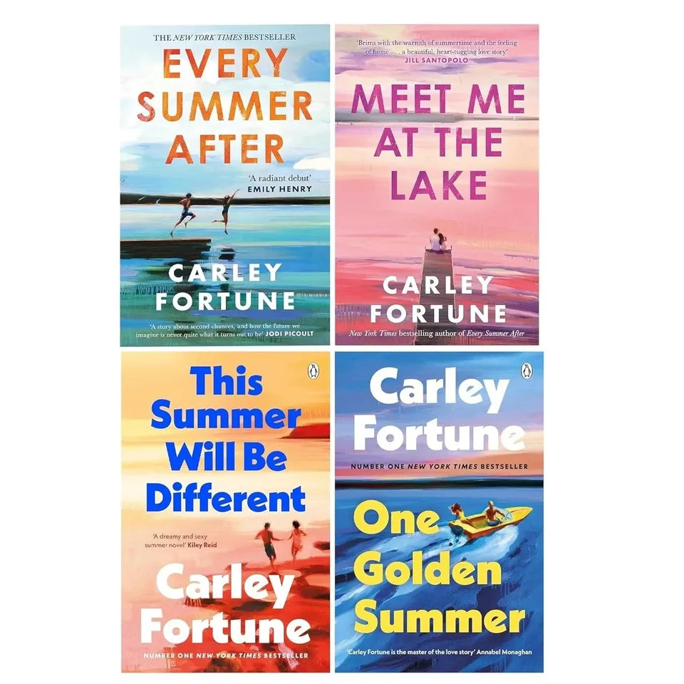 Carley Fortune Novels 4 Books Collection Set (Every Summer After, Meet Me at the Lake, This Summer Will Be Different and One Golden Summer)