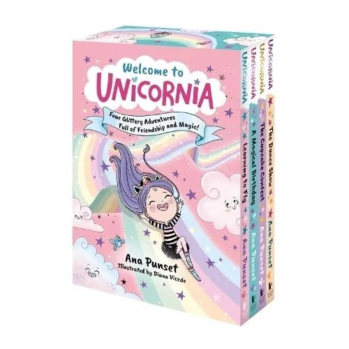Welcome to Unicornia 4 Books Collection Box Set by Ana Punset