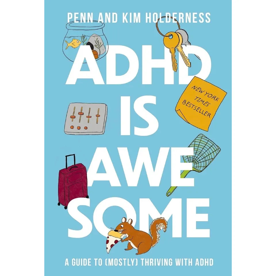 ADHD is Awesome Penn Kim Holderness , Healthy Happy ADHD Lisa Dee 2 Books Collection Set