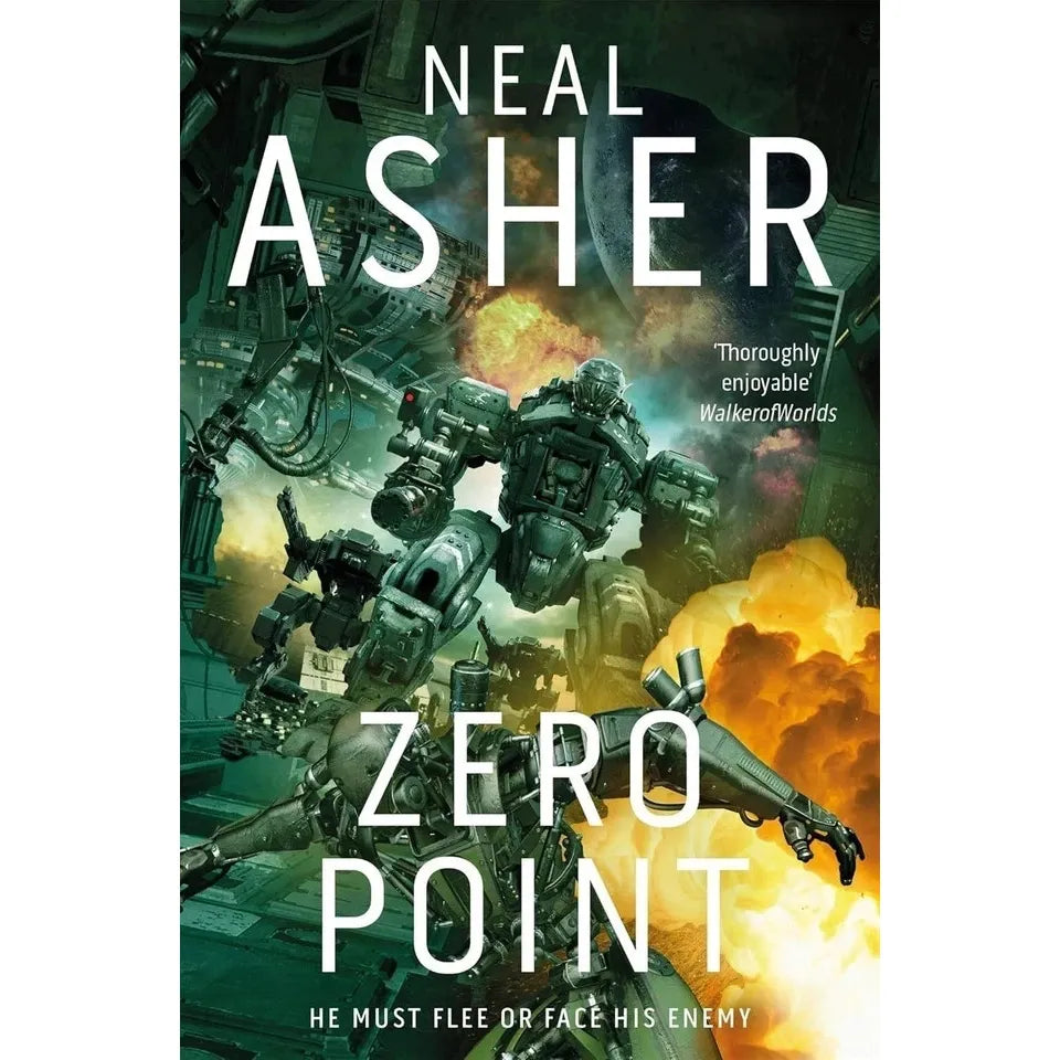 Neal Asher Owner Trilogy 3 Books Collection(The Departure, Zero Point  & Jupiter War)