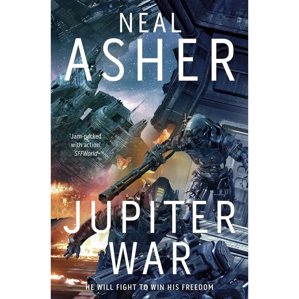 Neal Asher Owner Trilogy 3 Books Collection(The Departure, Zero Point  & Jupiter War)