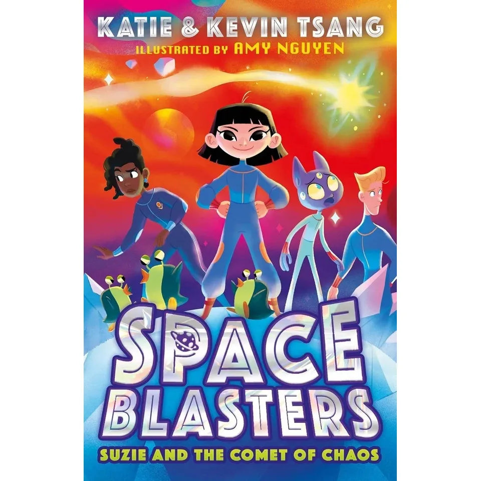 Space Blasters Series 3 Books Collection Set by Katie and Kevin Tsang (Suzie Saves The Universe, Suzie and the Moon Bugs, Suzie and the Comet of Chaos)