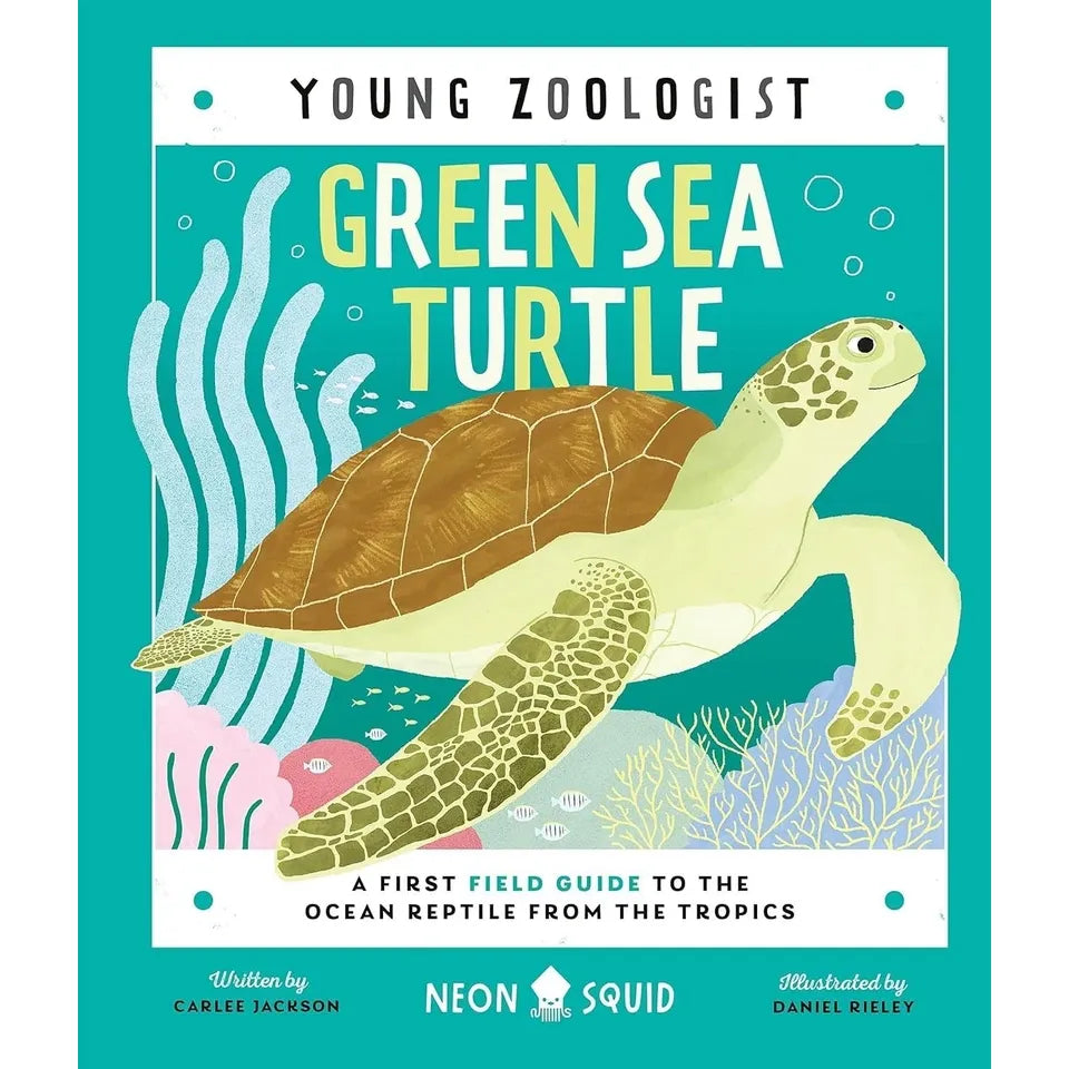 Young Zoologist Series 9 Books Collection Set by Neon Squid (Humpback Whale, Emperor Penguin, African Elephant, Giant Panda, Koala, Honey Bee, Gray Wolf, Green Sea Turtle, Tiger)