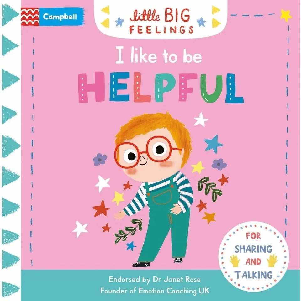 Campbell Little Big Feelings Series 8 Books Collection Set (I Like to be Kind, Sometimes I Am Worried, When I am Happy, Sometimes I Am Angry, I Like To Be Helpful, When I am Sad and More)
