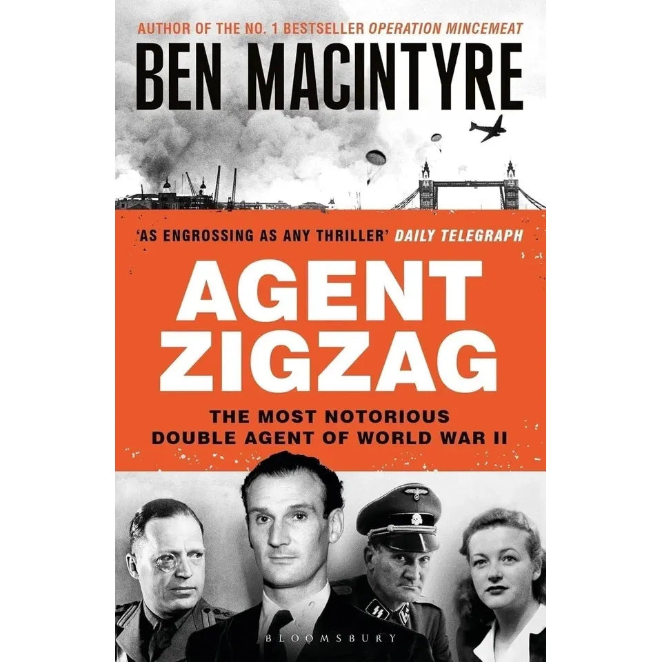 Ben Macintyre 4 Books The True Story Collection Set(Double Cross, Operation Mincemeat ,A Foreign Field  & Agent Zigzag)