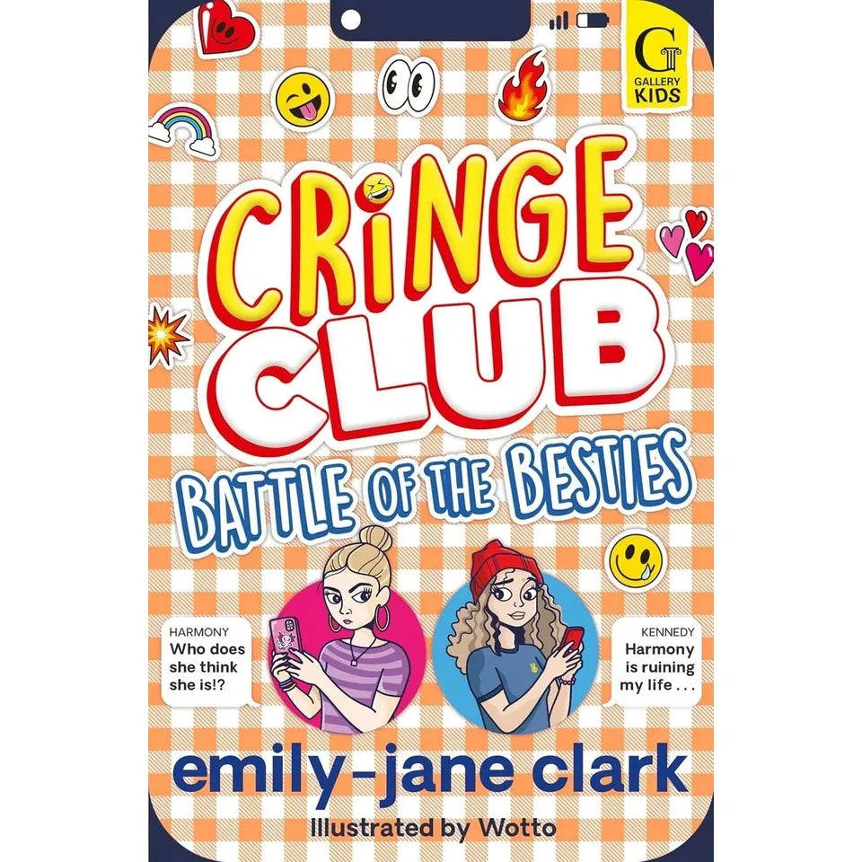 Cringe Club Series 2 Books Collection Set by Emily-Jane Clark(Cringe Club &  Battle of the Besties )