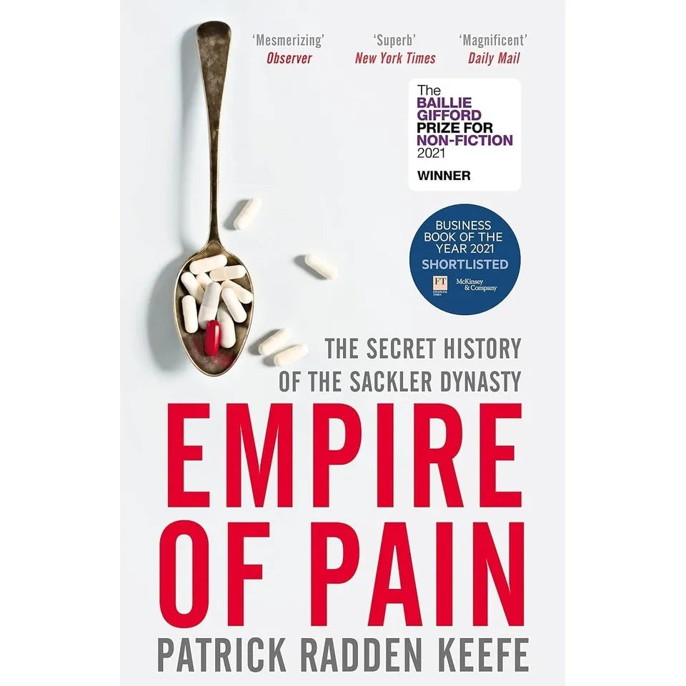 Patrick Radden Keefe 3 Books Collection Set(Rogues,The Snakehead &Empire of Pain)