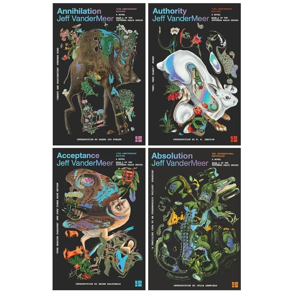 Southern Reach Series by Jeff VanderMeer 4 Books Collection Set 10th Anniversary