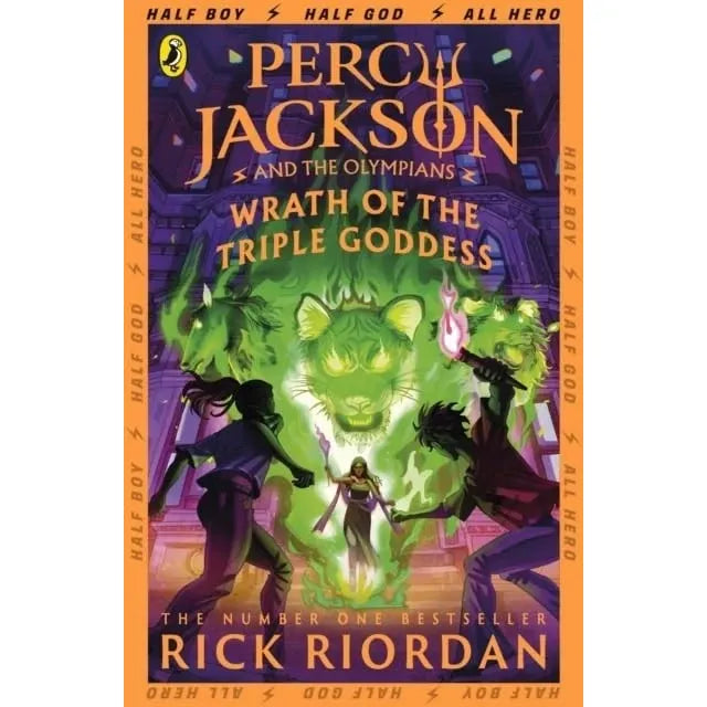 Percy Jackson and the Olympians Series 1-7 Books Collection Set by Rick Riordan