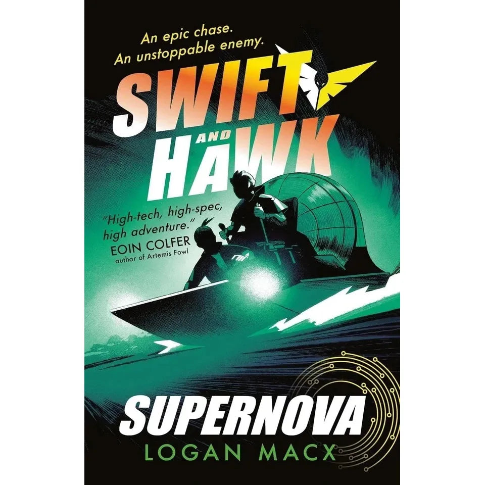 Swift and Hawk Series 4 Books Collection Set By Logan Macx (Undercover,Supernova,Cyberspies & Shiver)