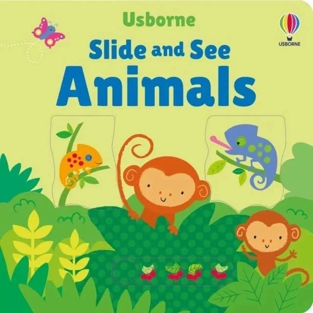 Usborne Slide and See By Fiona Watt 10 Books Collection Set Slide and See Animal