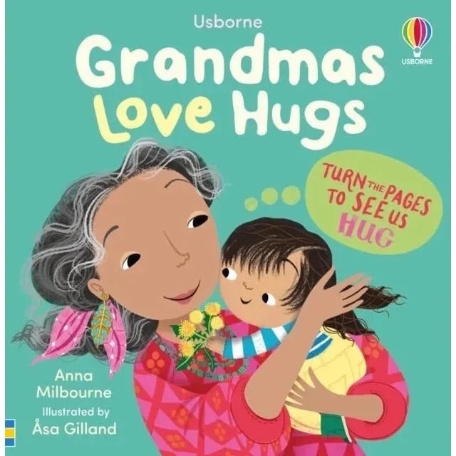 Usborne Huggy Book Collection 6 Books Set(Daddies Love Hugs, Grandmas Love Hugs, Mummies Love Hugs, Bears Love Hugs, Dinosaurs Love Hugs & Monsters Love Hugs)