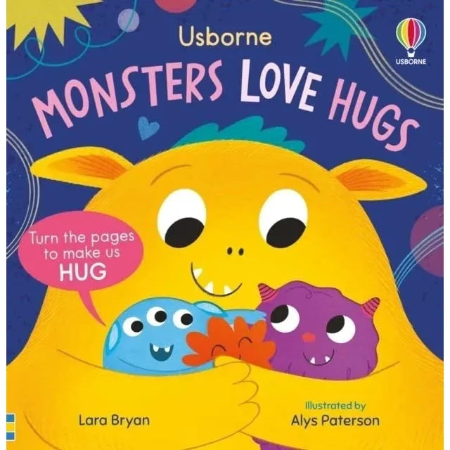 Usborne Huggy Book Collection 6 Books Set(Daddies Love Hugs, Grandmas Love Hugs, Mummies Love Hugs, Bears Love Hugs, Dinosaurs Love Hugs & Monsters Love Hugs)
