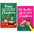 Christmas Murder Mysteries By Jo Middleton 2 Books Collection Set(Happy Bloody Christmas & Not Another Bloody Christmas)
