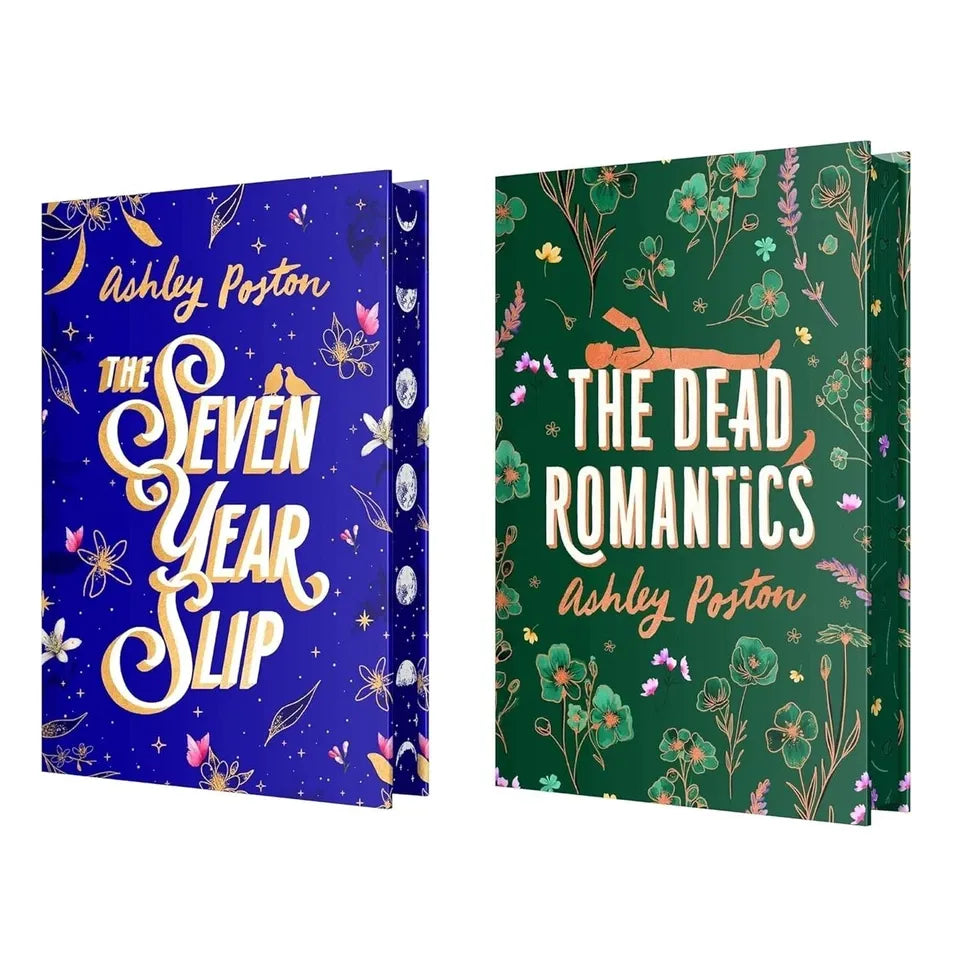 Ashley Poston Novel 2 Books Collector's Edition Set(The Seven Year Slip  & The Dead Romantics)