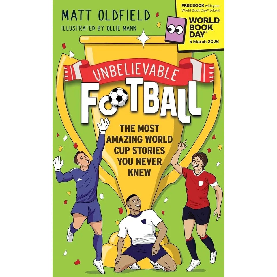 World Book Day 2026 Collection 6 Books Set(Bunny vs Monkey,Funny FACTopia!,Unbelievable Football,Against All Odds,Bear Rescue & The Big Bang!)