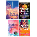Taylor Jenkins Reid Novel 4 Books Collection Set(Daisy Jones and The Six ,Malibu Rising ,Carrie Soto is Back &Atmosphere: A Love Story ())