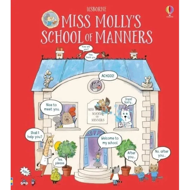 Usborne Miss Molly Collection 5 Books Set (Manners,Kindness,Confidence,Making Friends & Happiness)