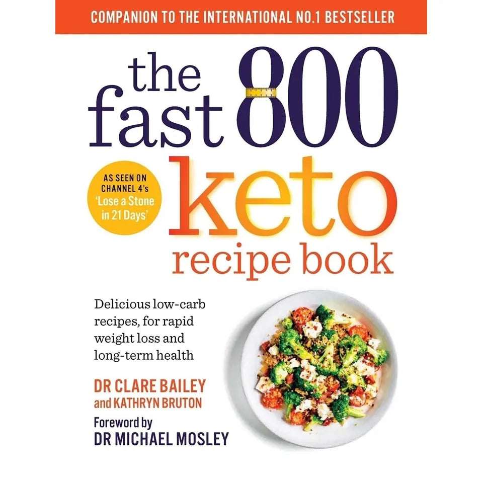 Dr Michael Mosley 2 Books Collection Set (Fast 800 Keto Recipe & Fast 800 Keto)