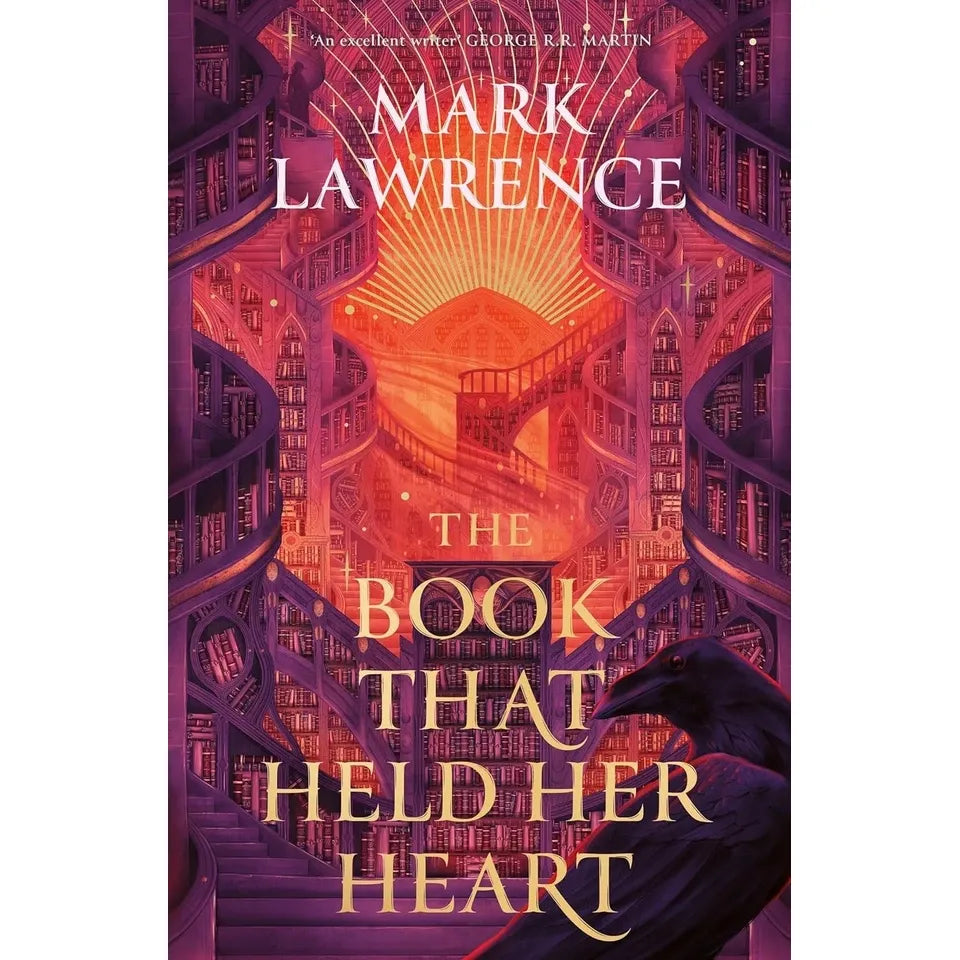 Library Trilogy by Mark Lawrence 3 Books Collection Set (The Book That Wouldn’t Burn, The Book That Broke the World &  The Book That Held Her Heart)