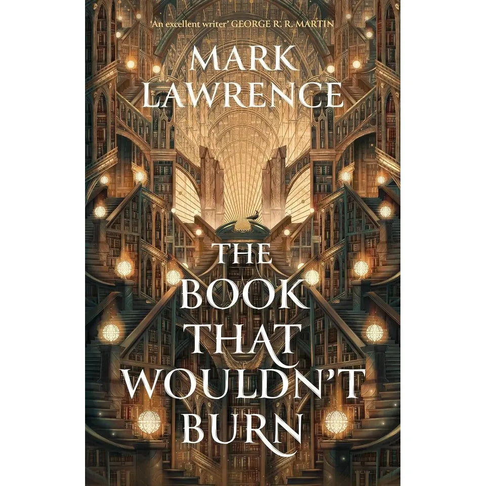 Library Trilogy by Mark Lawrence 3 Books Collection Set (The Book That Wouldn’t Burn, The Book That Broke the World &  The Book That Held Her Heart)