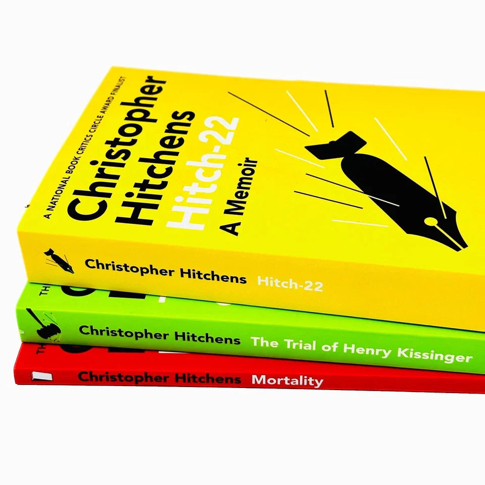 Christopher Hitchens Collection 3 Books Set(Hitch 22 ,The Trial of Henry Kissinger Mortality & God Is Not Great)