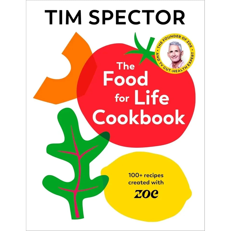 Food for Life and Food for Life Cookbook 2 Books Collection Set by Tim Spector