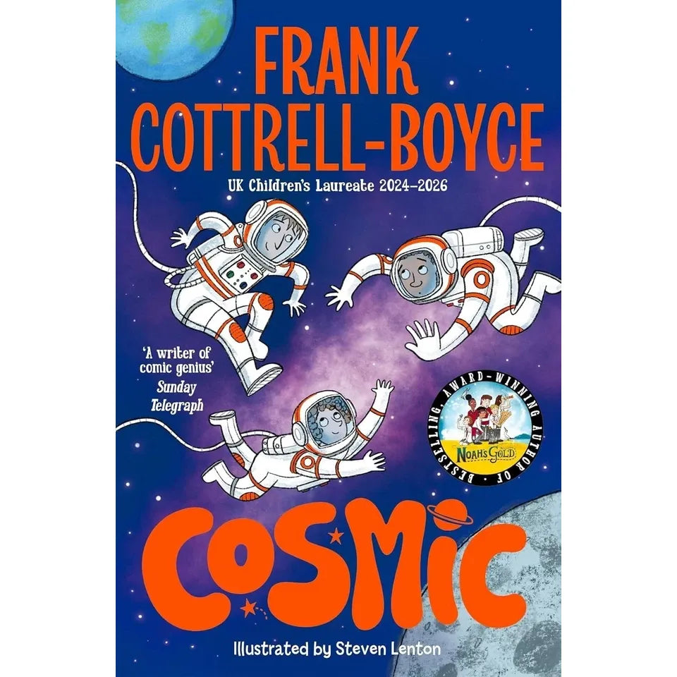 Frank Cottrell-Boyce Collection 7 Books Set (Cosmic, The Wonder Brothers, Noah's Gold, Millions, Framed, The Astounding Broccoli Boy & Sputnik's Guide to Life on Earth)