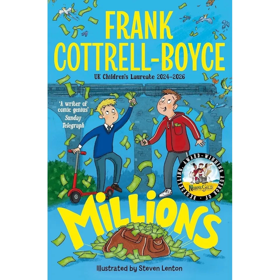 Frank Cottrell-Boyce Collection 7 Books Set (Cosmic, The Wonder Brothers, Noah's Gold, Millions, Framed, The Astounding Broccoli Boy & Sputnik's Guide to Life on Earth)