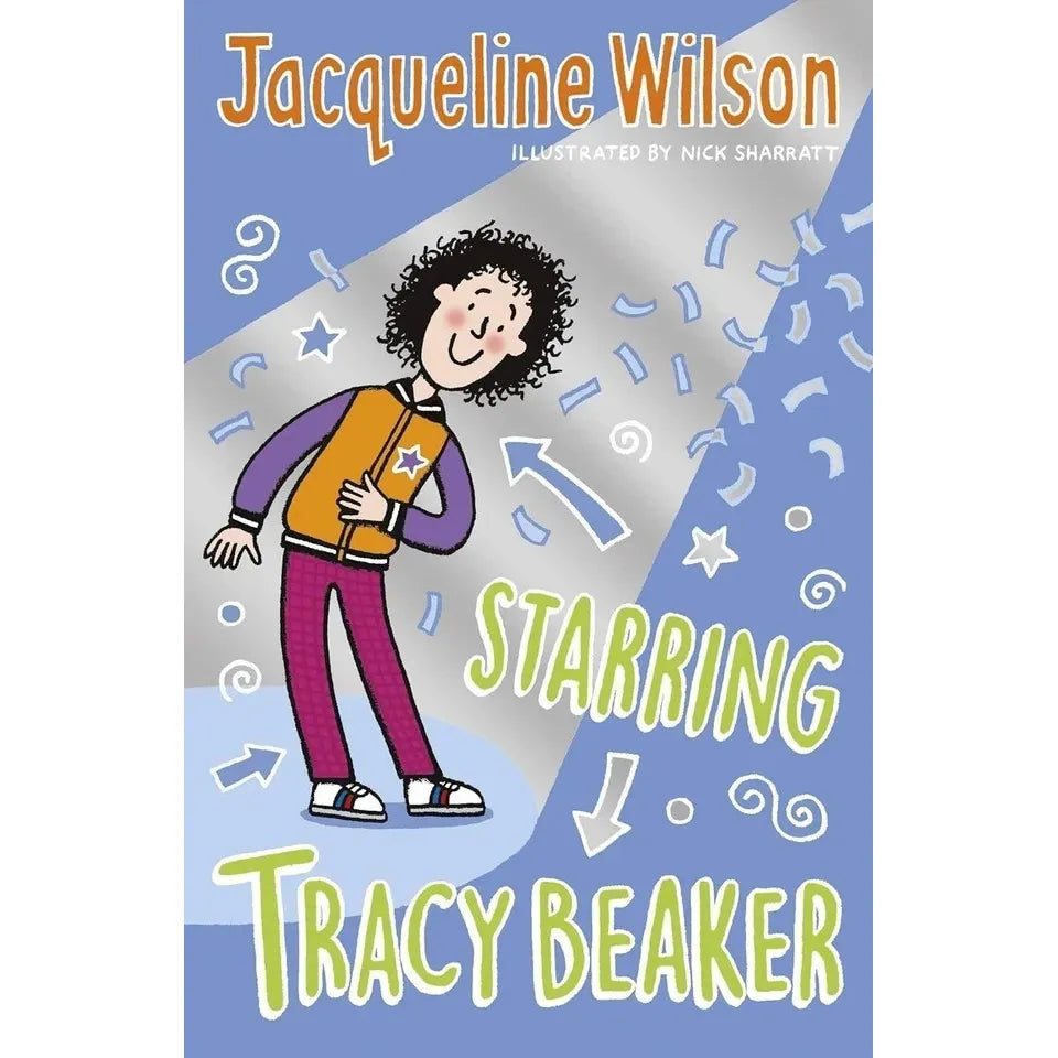 Tracy Beaker 2 Books Collection Set by Jacqueline Wilson (The Story of Tracy Beaker  & Starring Tracy Beaker)