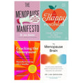 Menopause Manifesto, Cracking the Menopause, Brain,Happy Menopause 4 Books Collection Set