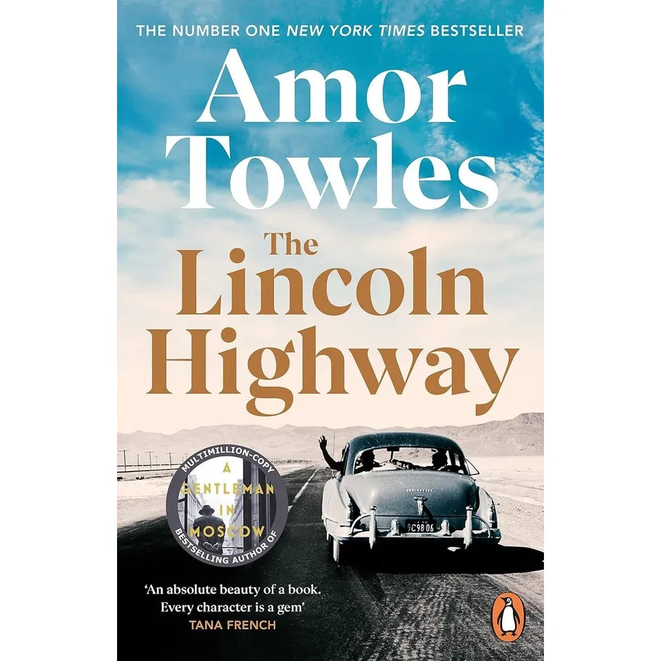 Amor Towles Collection 3 Books Set(Rules of Civility, The Lincoln Highway & A Gentleman in Moscow)