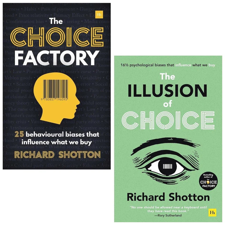The Choice Factory Collection By Richard Shotton  2 Books Set (Choice Factory & Illusion of Choice)