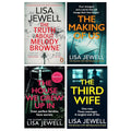 Lisa Jewell Collection 4 Books Set(The Truth About Melody Browne, The Making of Us, The House We Grew Up In  &The Third Wife)