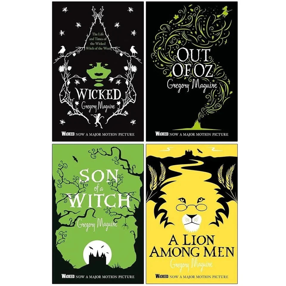 The Wicked Years Vintage Collection 4 Books Set By Gregory Maguire (Wicked, Out of Oz, Son of a Witch and A Lion Among Men)