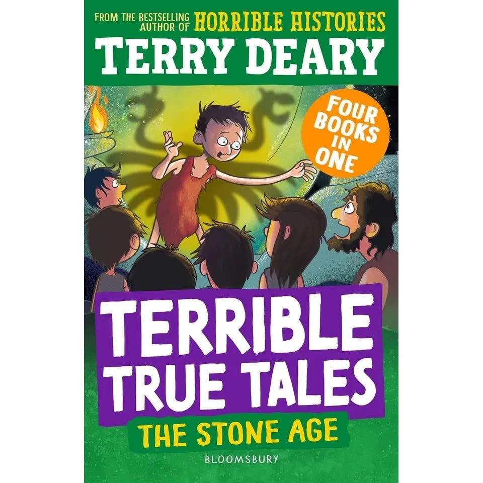 Terrible True Tales Series 6 Books Collection Set by Terry Deary (Egyptians, Tudors, Vikings, Romans, The Stone Age, Greeks)