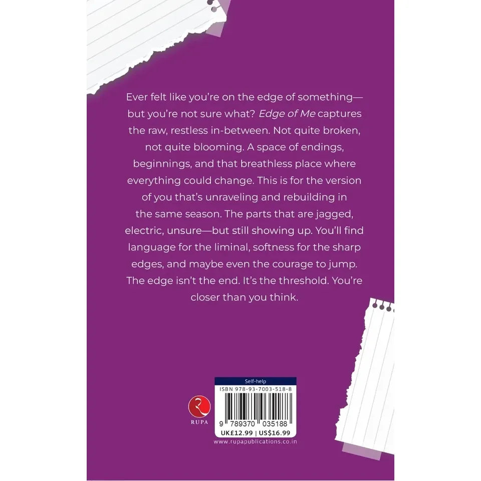 Edge of Me : Breaking Point That Becomes Becoming Point by Cormac Vale