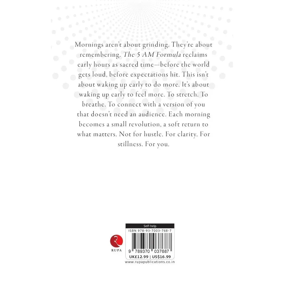 The 5 AM Formula : Your Quietest Hour Might Be Your Loudest Shift  by Colt Mercer