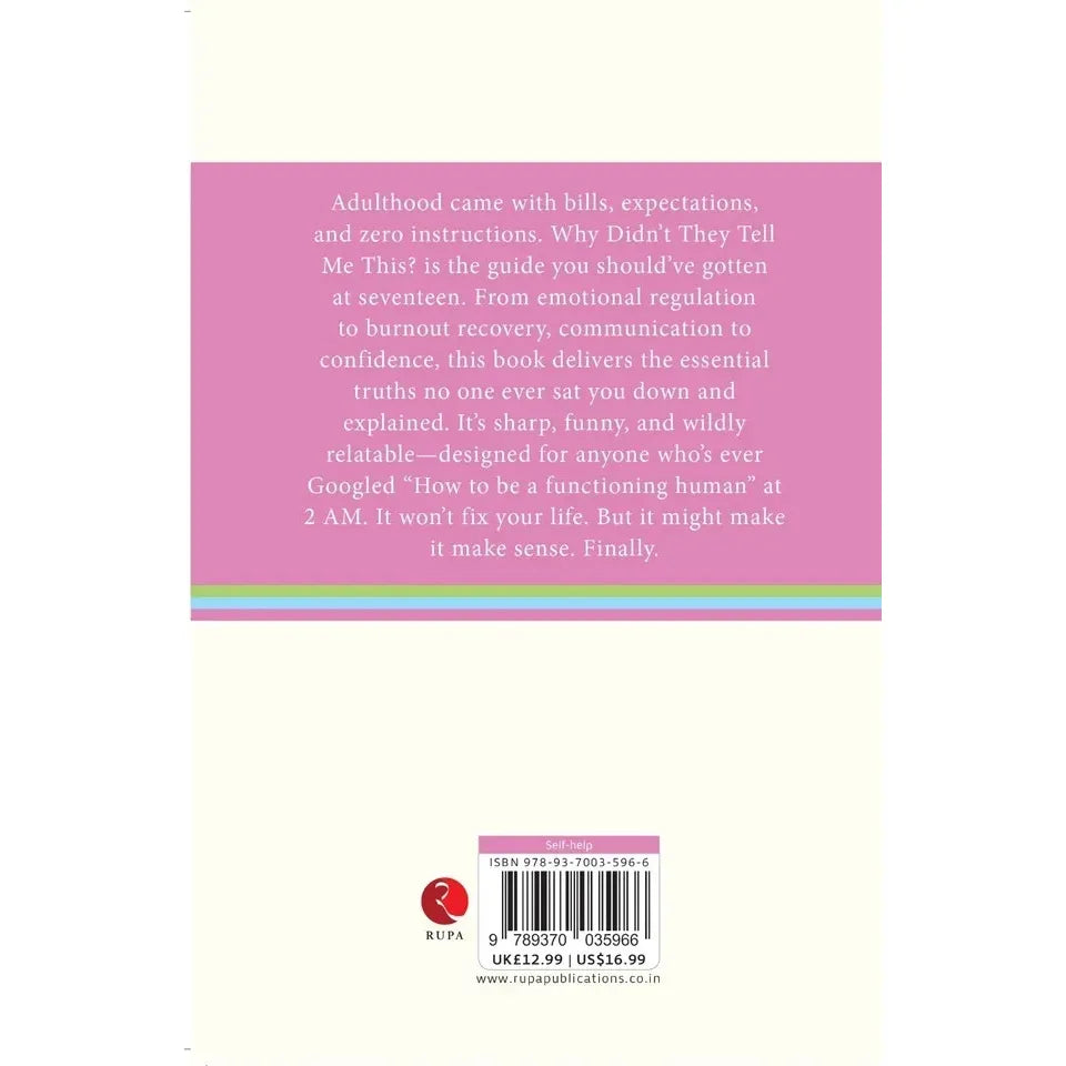 Why Didn't They Tell Me This? : Things You Shouldn't Have Had to Google at 2AM by Rowan Voss