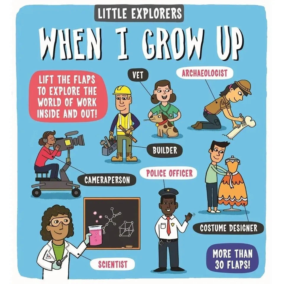Little Explorers Series 7 Books Collection Set (Food, Weather, Science, Maths, Under the Sea, My Amazing Body and When I Grow Up)