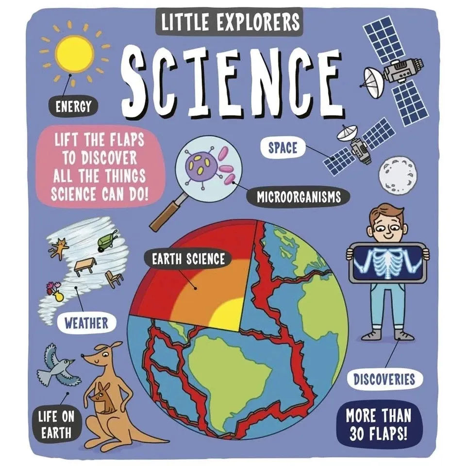 Little Explorers Series 7 Books Collection Set (Food, Weather, Science, Maths, Under the Sea, My Amazing Body and When I Grow Up)
