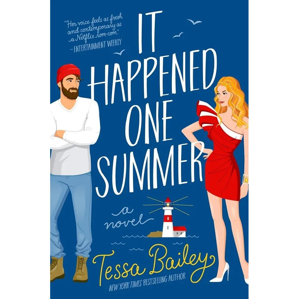Tessa Bailey Bellinger Sisters and Vine Mess Series Collection 4 Books Set (It Happened One Summer, Hook Line and Sinker, Secretly Yours and Unfortunately Yours)