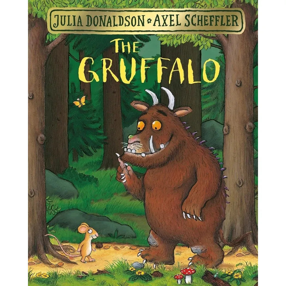 Julia Donaldson Collection 4 Books Set (Room on the Broom, The Gruffalo, The Gruffalo's Child and Monkey Puzzle)