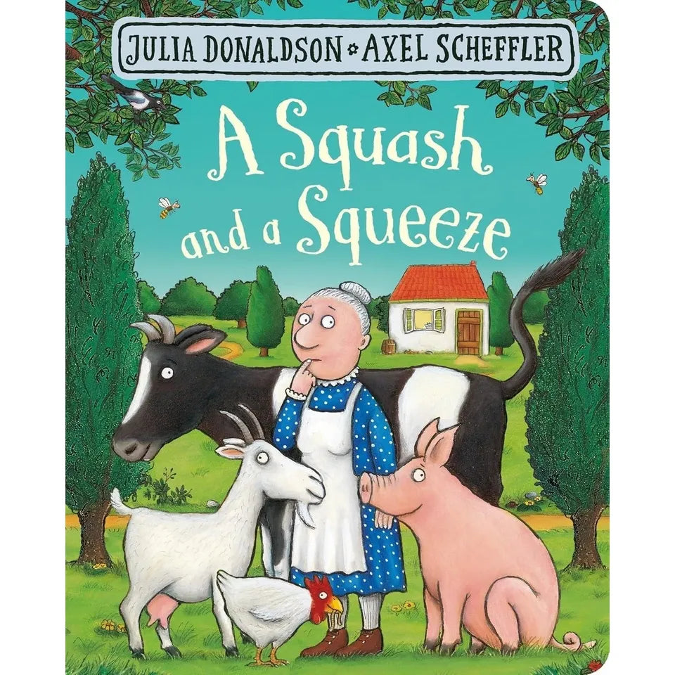 Julia Donaldson Collection 4 Books Set (Charlie Cook's Favourite Book, The Smartest Giant in Town, A Squash and a Squeeze and The Snail and the Whale)