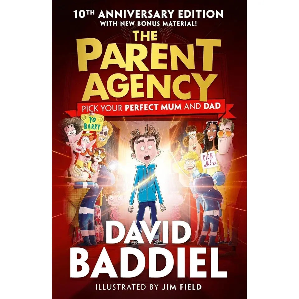 David Baddiel Collection 10 Books Set (Parent Agency, Person Controller, AniMalcolm, Birthday Boy, Head Kid, Taylor TurboChaser, Future Friend, Virtually Christmas, Only Children and More)