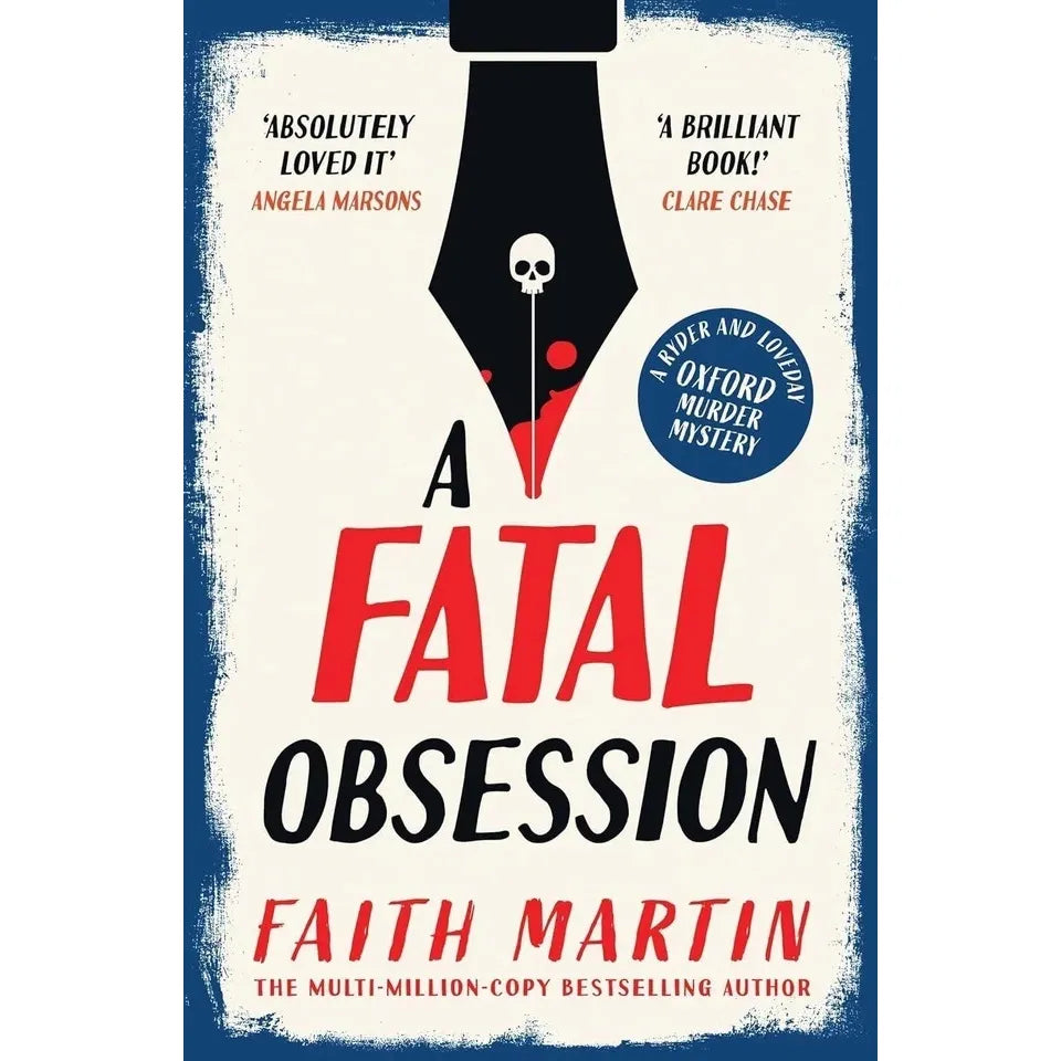 Ryder and Loveday Series 1-4 Books Collection Set by Faith Martin (A Fatal Obsession, A Fatal Mistake, A Fatal Flaw, A Fatal Secret)